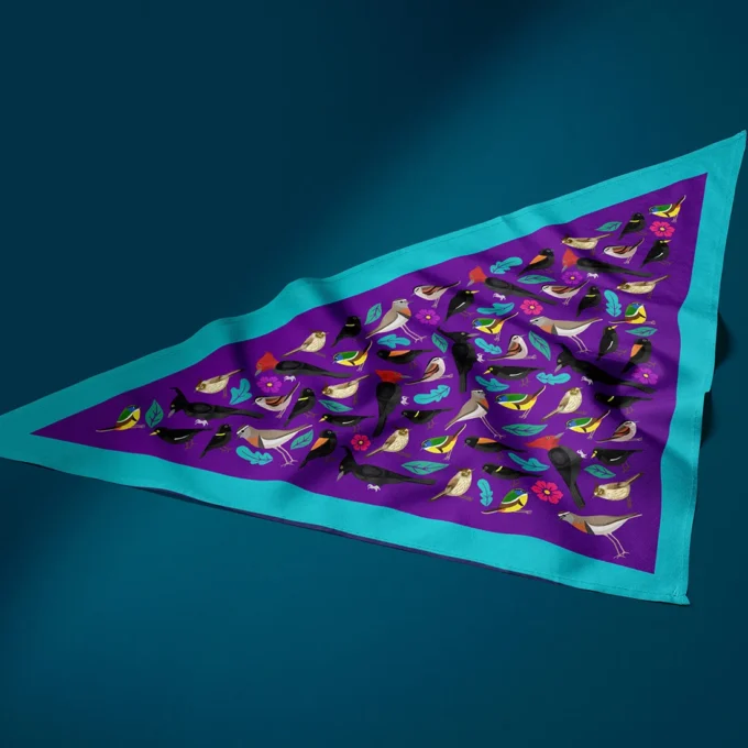 Pañoleta Aves nativas