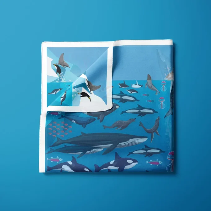Pañuelo Mar antártico